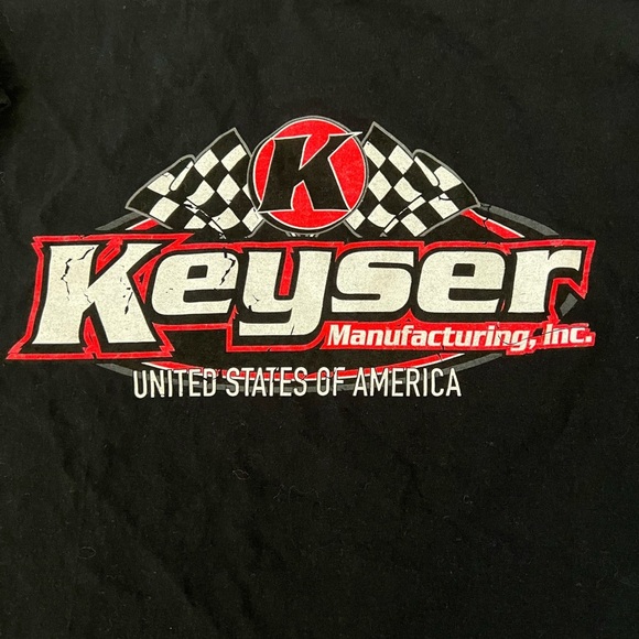Keyser Manufacturing Racing T-Shirt Size Medium - Picture 2 of 5